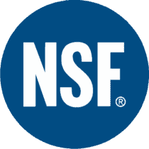 NSF logo in blue circle