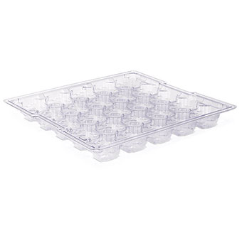 clear plastic handling tray product