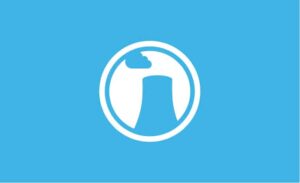 Cooling Towers icon with light blue background