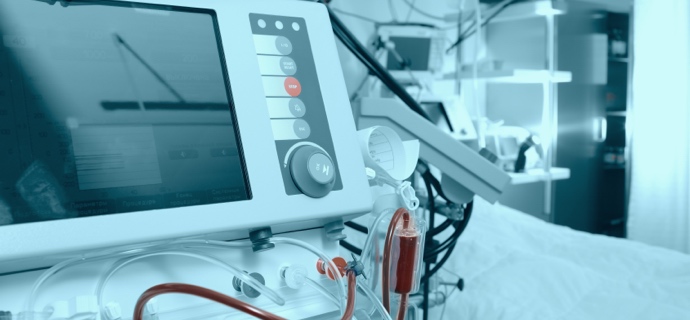 Medical diagnostic equipment housing made by Brentwood Industries.
